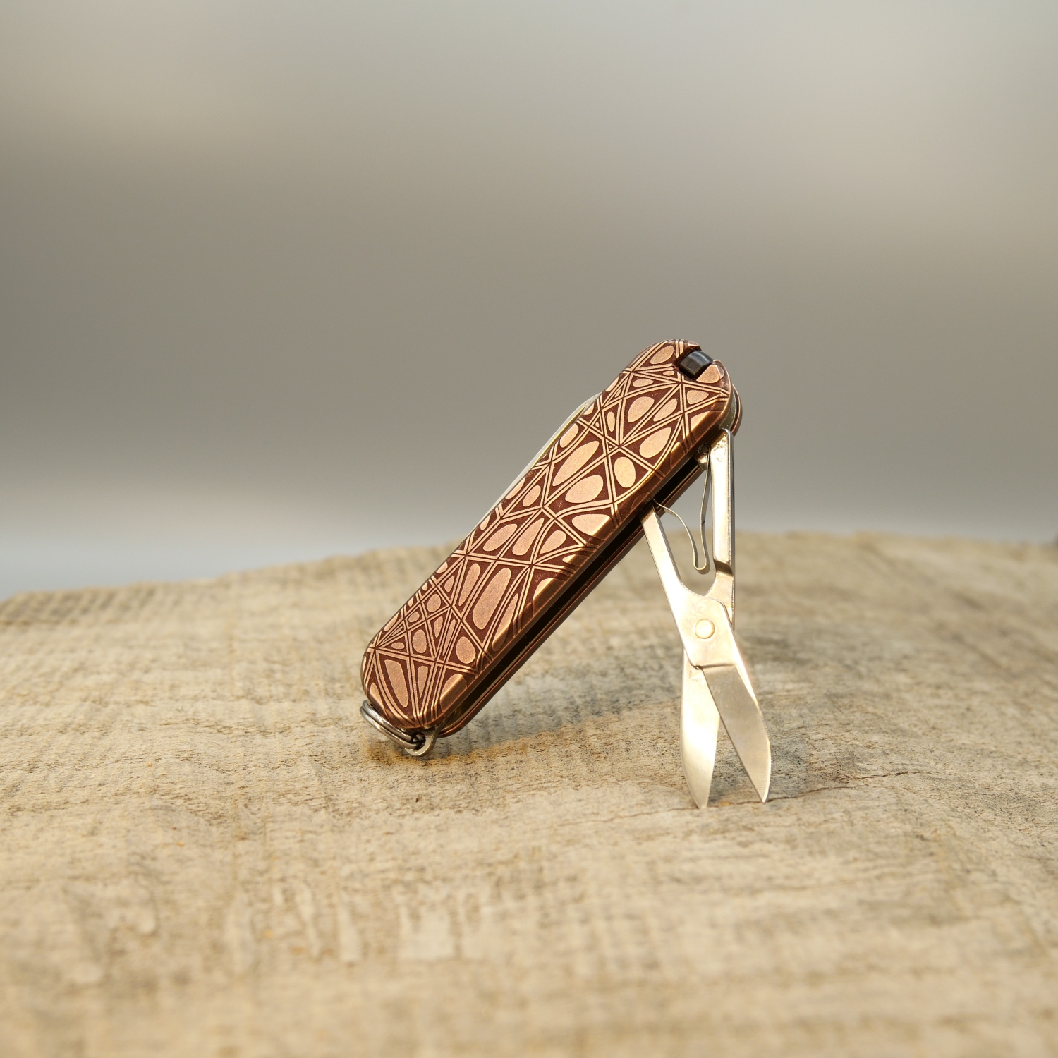 KUPFER - ORGANIC - Griffschalen oder montiertes Taschenmesser - 58mm