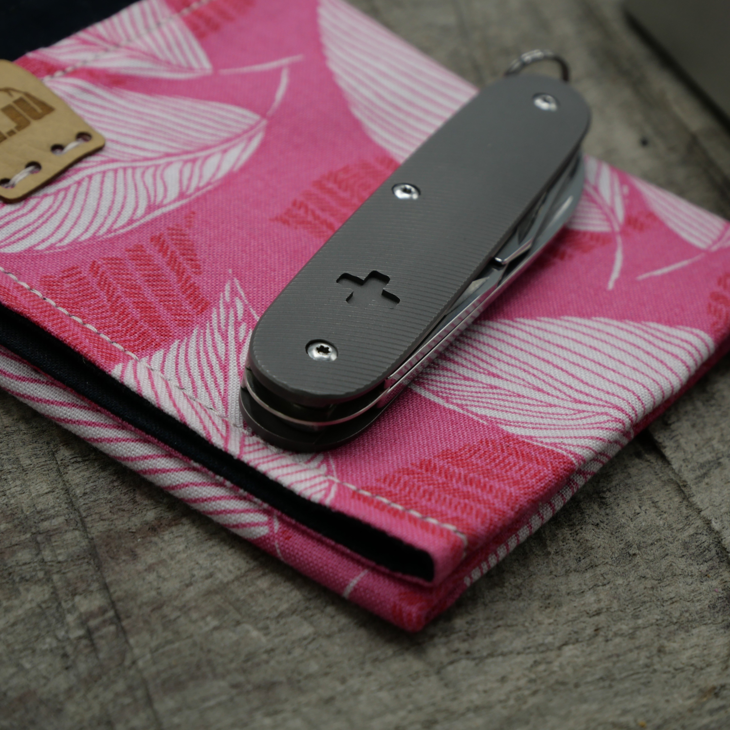 TITAN - CONTURED LINES zero nine - dark wash - fertig montiertes Taschenmesser - Titan Grade 5  (Ti 6AI 4V)  - 93mm