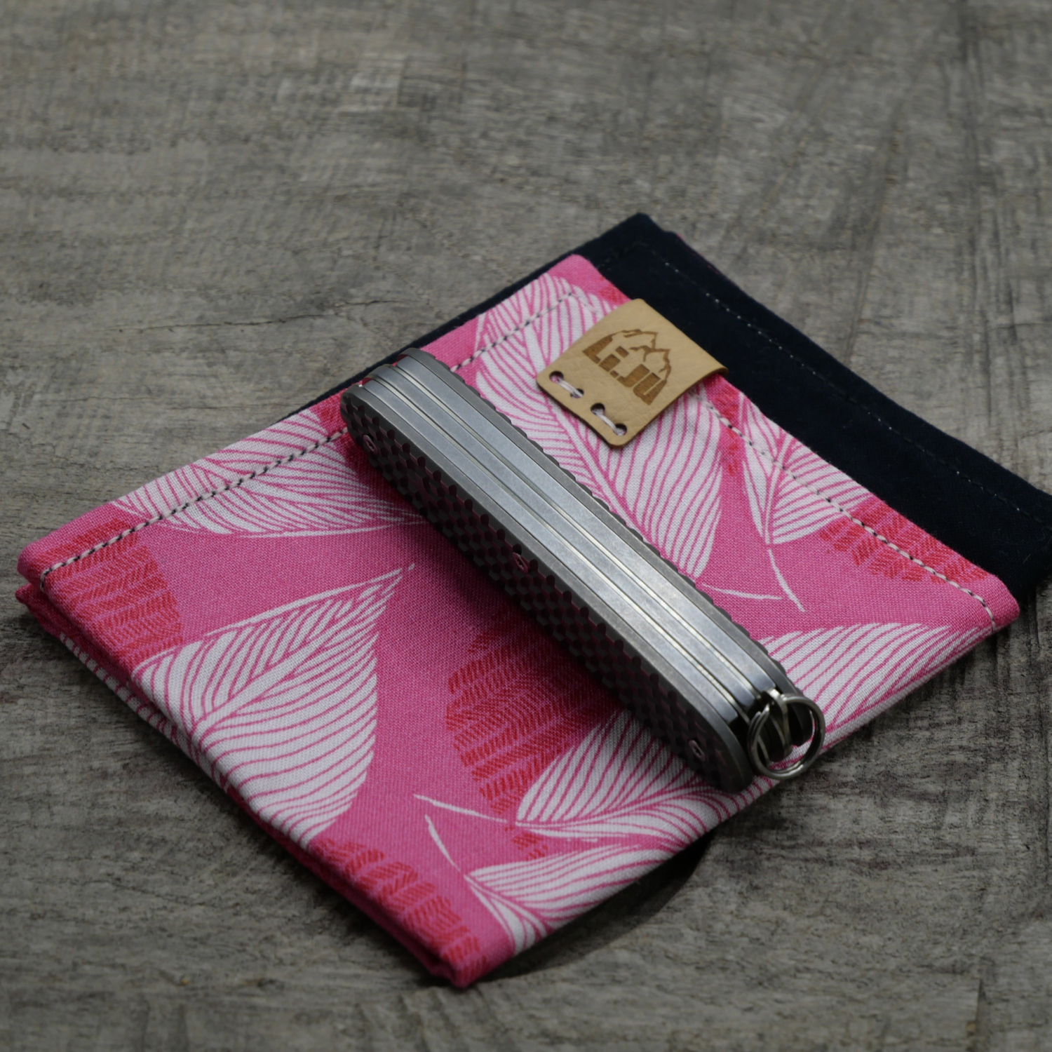 TITAN - Hardfragged used wash - Griffschalen oder montiertes Taschenmesser - Titan Grade 5  (Ti 6AI 4V)  - 93mm