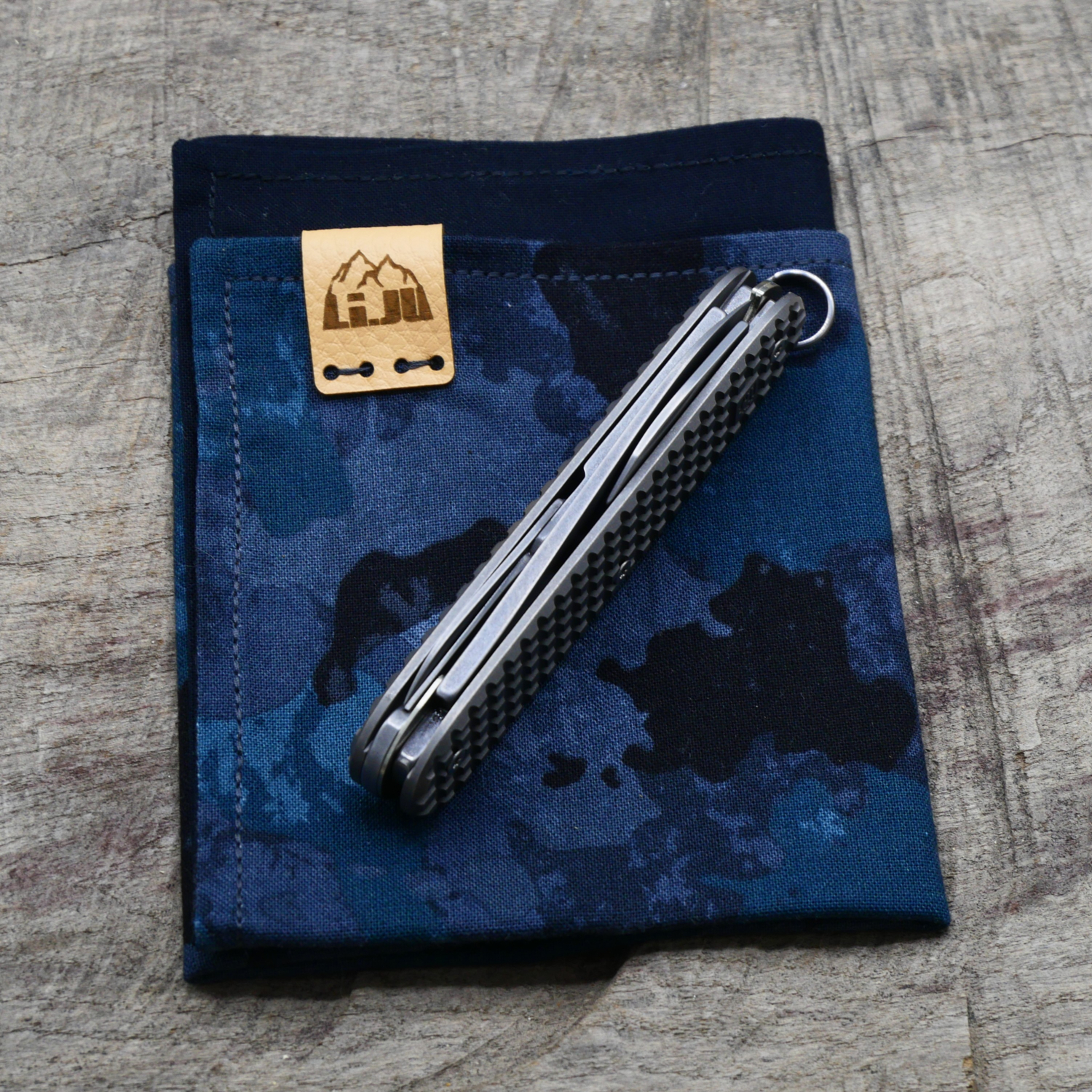 TITAN - HARDFRAGGED - used wash - VOYAGEUR - acidstonewash - Titan Grade 5  (Ti 6AI 4V)  - 93mm