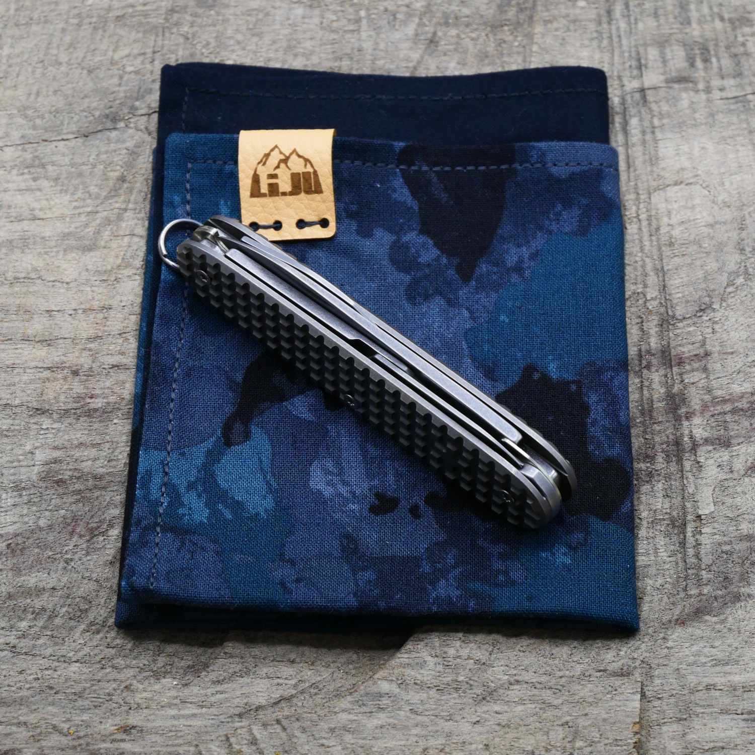 TITAN - HARDFRAGGED - used wash - VOYAGEUR - acidstonewash - Titan Grade 5  (Ti 6AI 4V)  - 93mm