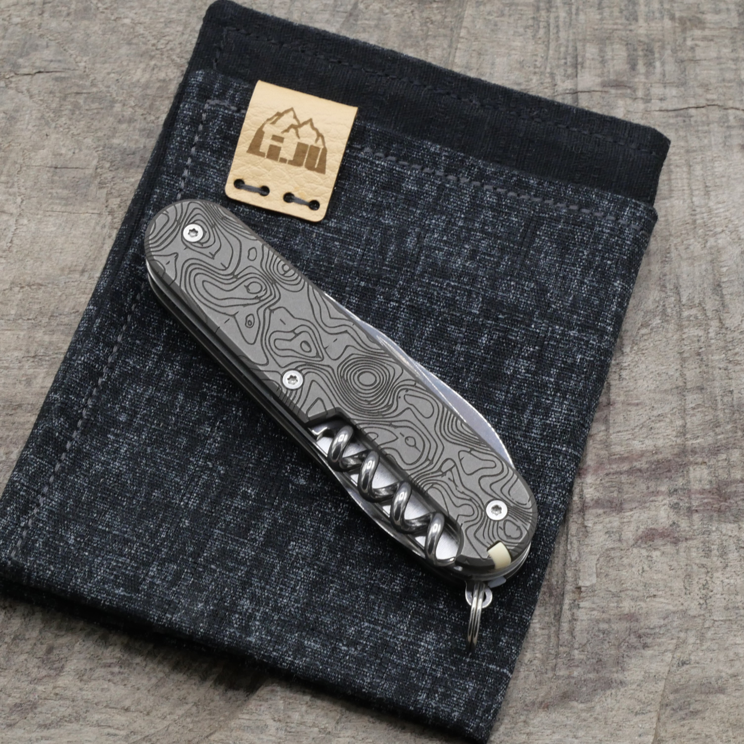 TITAN - TOPO geschraubt - CAMPER - Titan Grade 5  (Ti 6AI 4V)  - 91mm