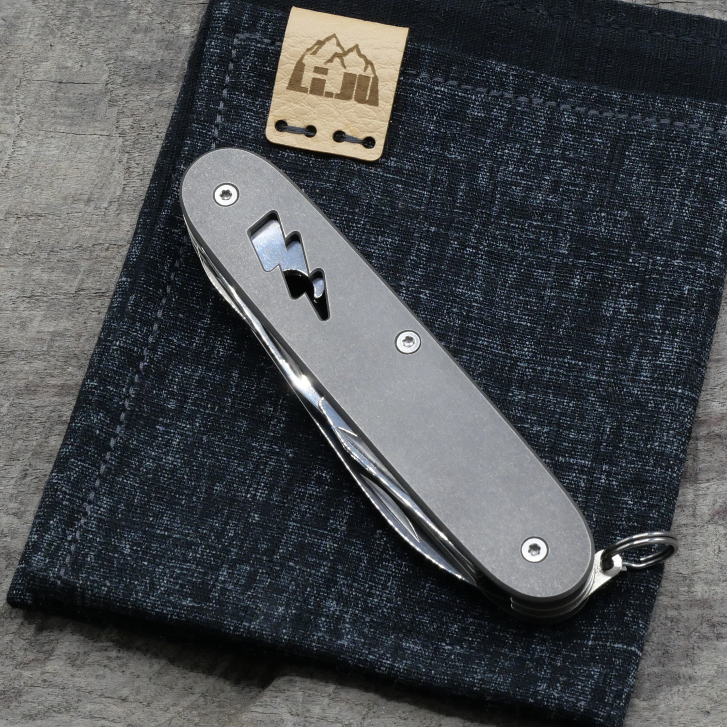 TITAN - SLIM CUTOUT FLASH used wash - PIONEER X - Titan Grade 5  (Ti 6AI 4V)  - 93mm