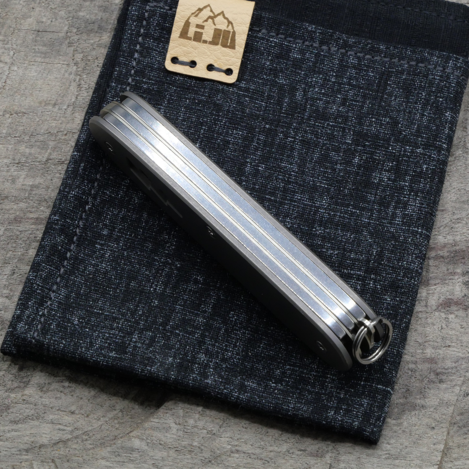 TITAN - SLIM CUTOUT FLASH used wash - PIONEER X - Titan Grade 5  (Ti 6AI 4V)  - 93mm