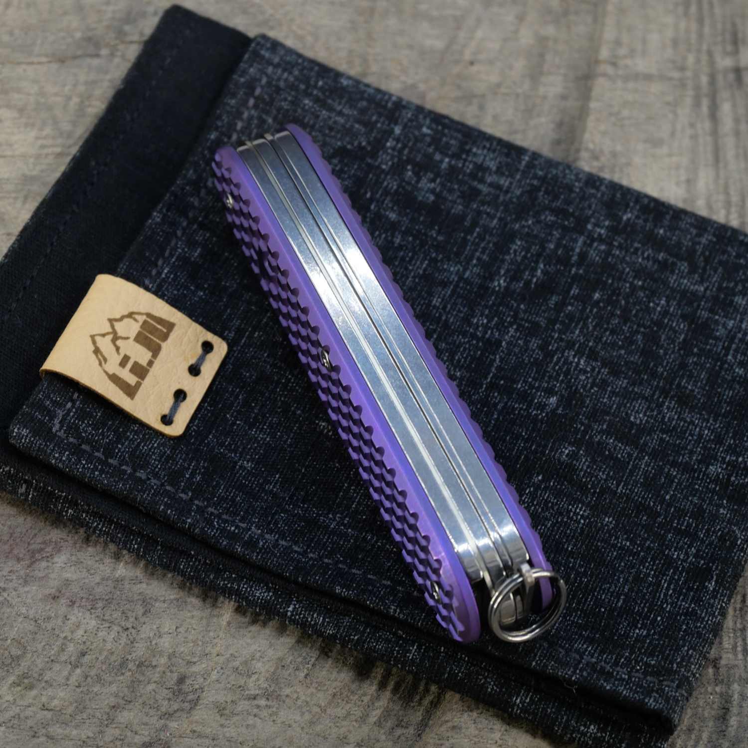 Li.JU MOD - TITAN - HARDFRAGGED - anodisiert - SYNERGY-X - Titan Grade 5  (Ti 6AI 4V)  - 93mm