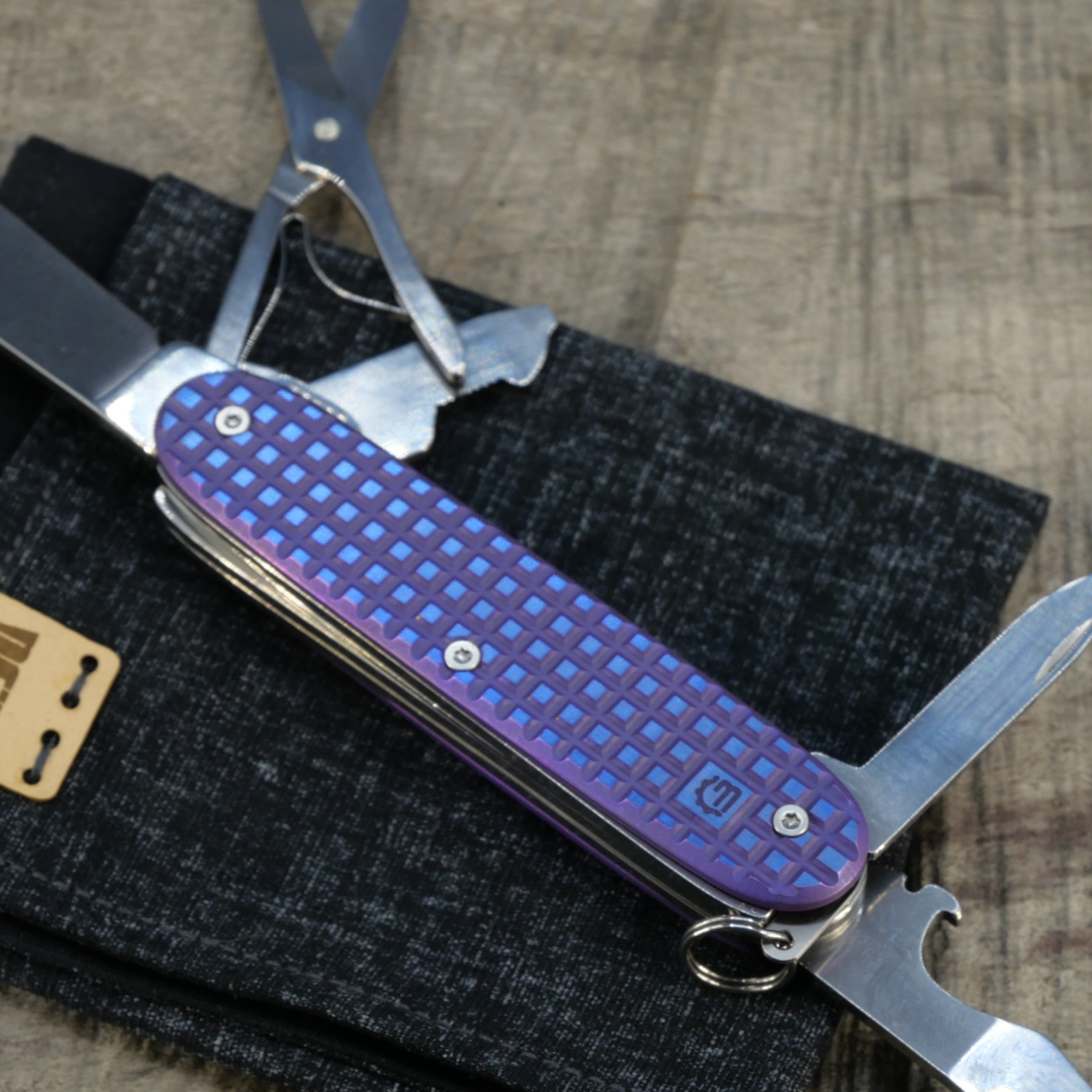 Li.JU MOD - TITAN - HARDFRAGGED - anodisiert - SYNERGY-X - Titan Grade 5  (Ti 6AI 4V)  - 93mm