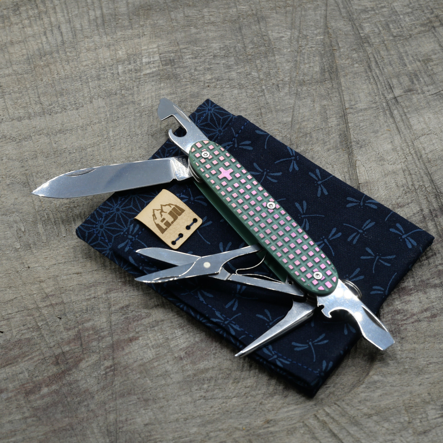 Li.JU MOD - TITAN - HARDFRAGGED - anodisiert, polished - PIONEER X - Titan Grade 5  (Ti 6AI 4V)  - 93mm