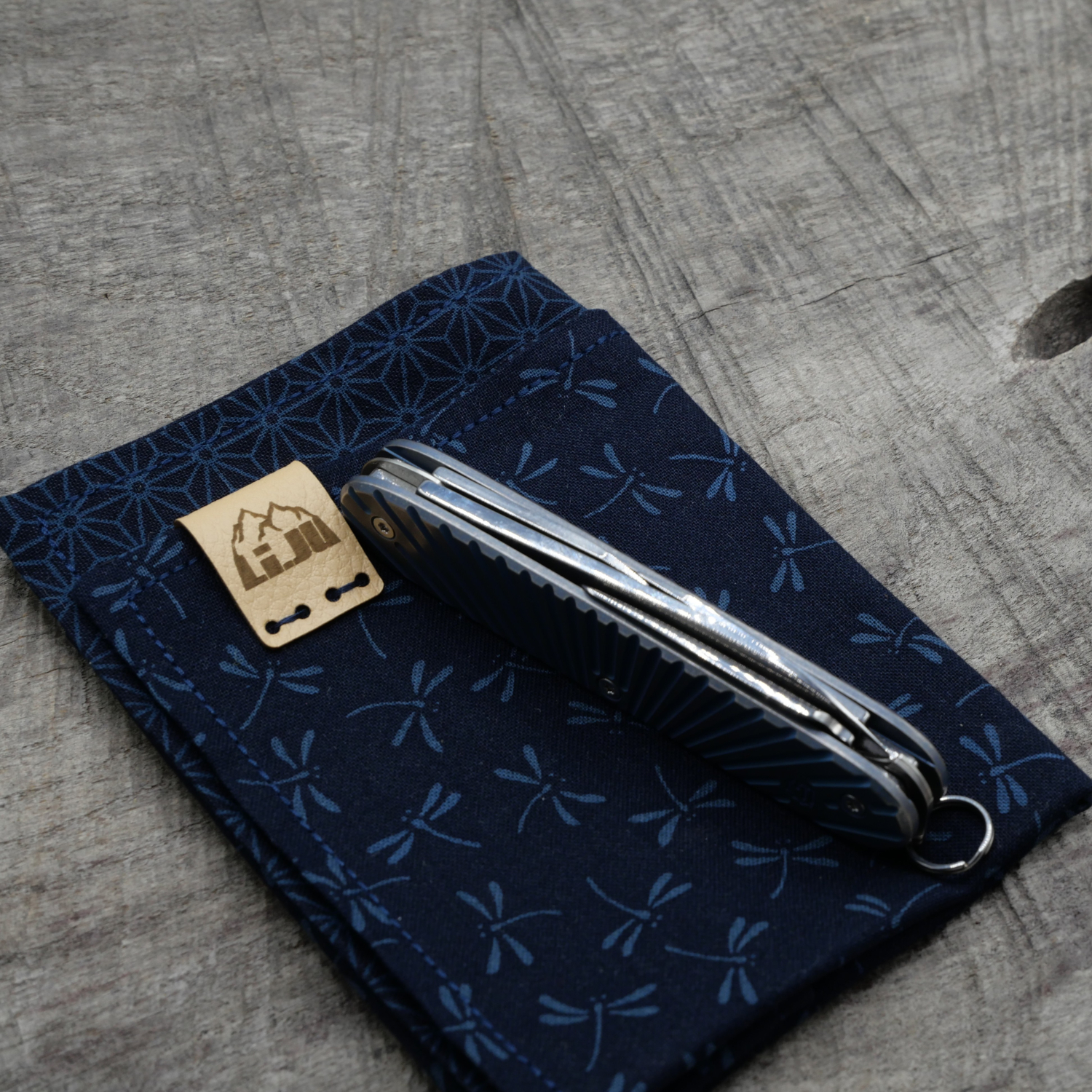 Li.JU MOD - TITAN - RISING - anodisiert, stonewashed - PIONEER - Titan Grade 5  (Ti 6AI 4V)  - 93mm