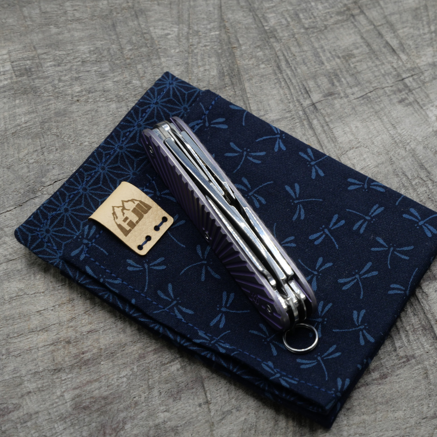 Li.JU MOD - TITAN - RISING - anodisiert, stonewashed - PIONEER X - Titan Grade 5  (Ti 6AI 4V)  - 93mm