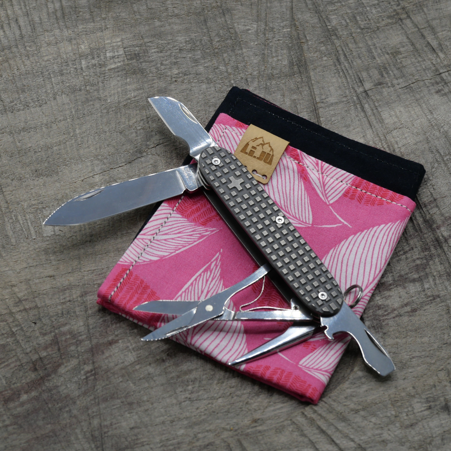 TITAN - Hardfragged used wash - Griffschalen oder montiertes Taschenmesser - Titan Grade 5  (Ti 6AI 4V)  - 93mm